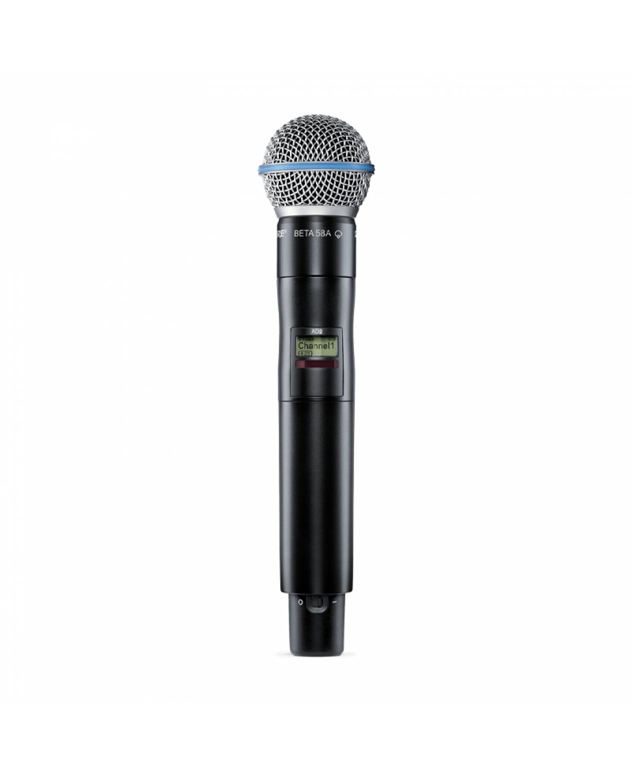 Shure AD2/B58 Axient Digital Wireless Handheld Transmitter With BETA58A ...